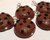 Clay Chocolate Chip Cookie Stitch Markers (Set of 5)