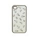Paper planes iPhone 4/4S case - White paper planes on checkered paper