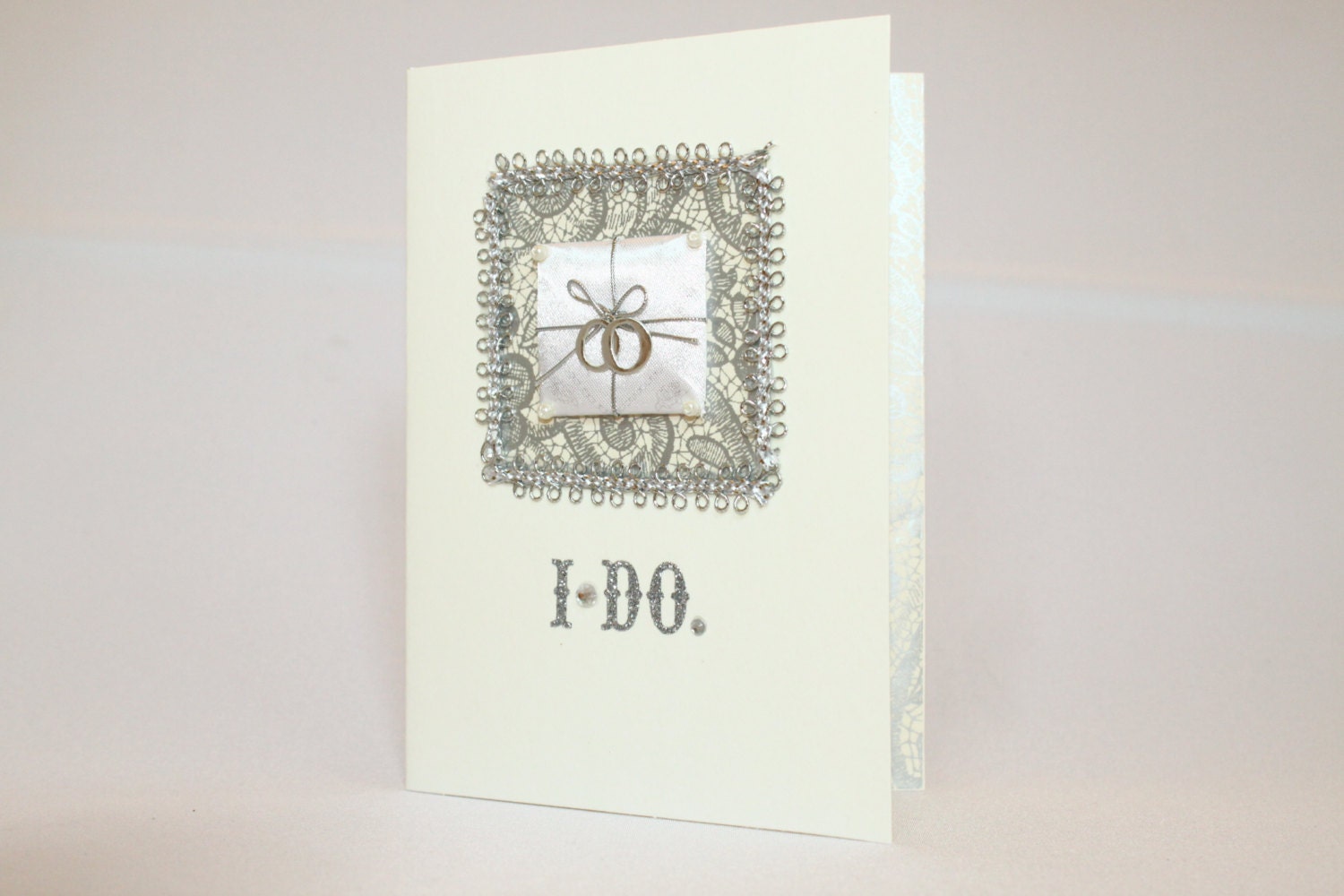 Wedding Rings "I Do" Wedding or Engagment Card