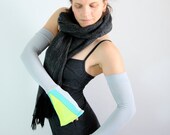Long neon arm warmers