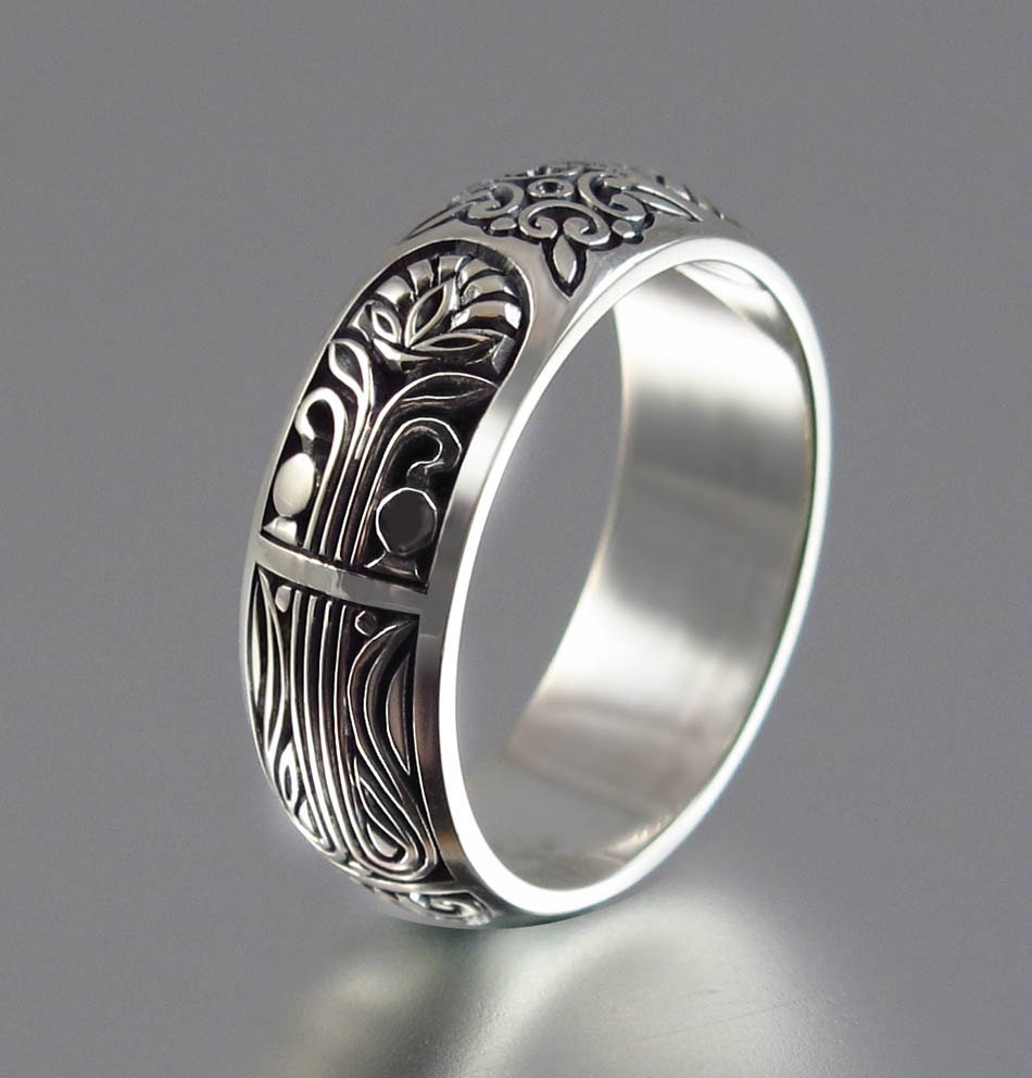 ALEXANDER silver wedding band