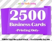 2500 Business Cards Printing