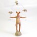 Spun Cotton Vintage Style Woodland Circus Chipmunk Juggling Bear