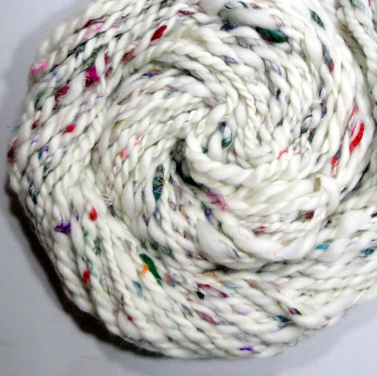 Handspun Yarn 2 Ply Yarn 65 Yards