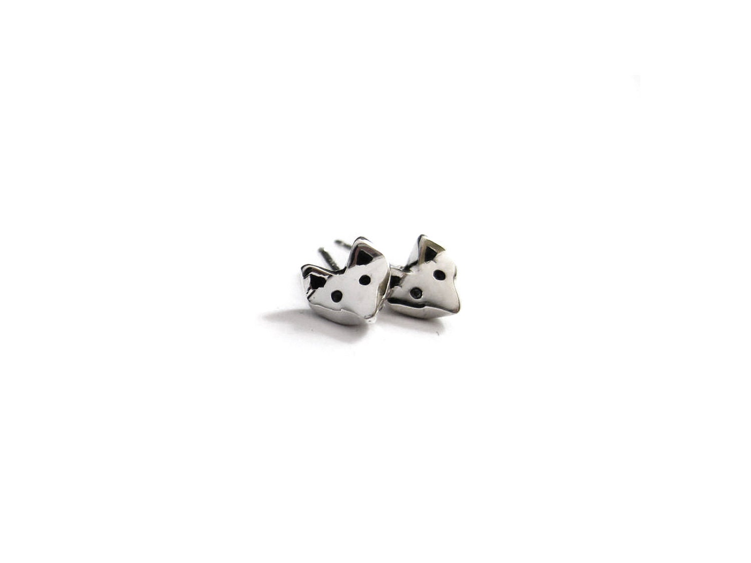 fox head earrings