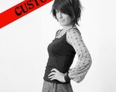 CUSTOM Long sleeved top - Low back neckline - Jersey