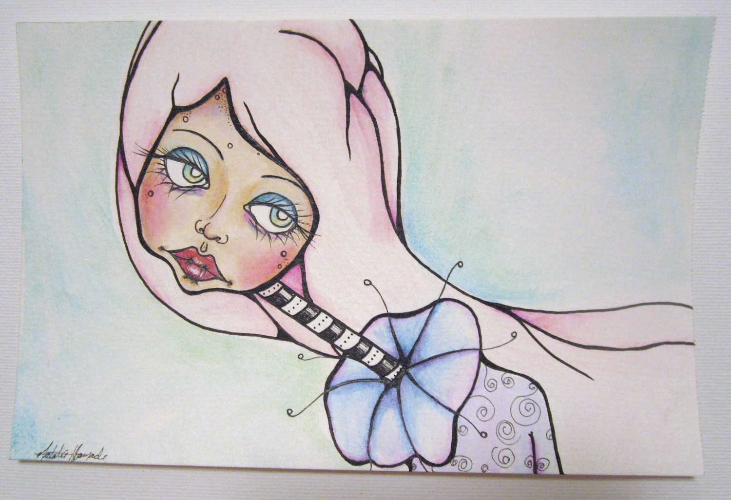 AlliSon Original watercolor Painting