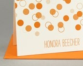 Confetti Custom Personalized Stationery / Personalized Stationary Set of 16