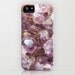iPhone Mobile Phone Case - Mineral Photograph of Amethyst Crystals - Amethyst and Gold