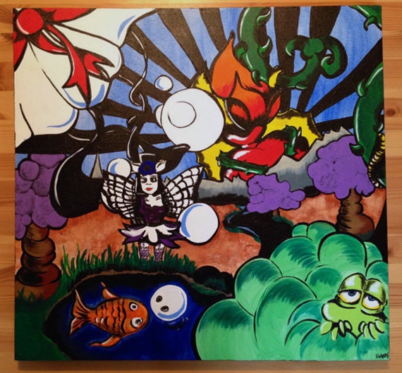 Too much, Acrylic Painting