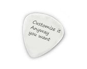 Personalized Guitar Pick Customize it anyway you want Hand Stamped Music Men Gift for Him Birthday engraved