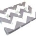 White and Gray Chevron Nursery Decor Triple Toggle Light Switch Cover Grey Switchplate Switch Plate RILEY PATTERN