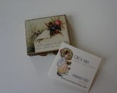 Vintage French Love Note Compact Mirror Business Card Case - SweetScarlett