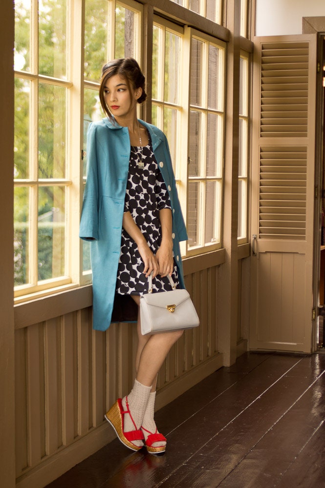 Apple Hide and Seek Dot Dress - S, M, or Made to Order