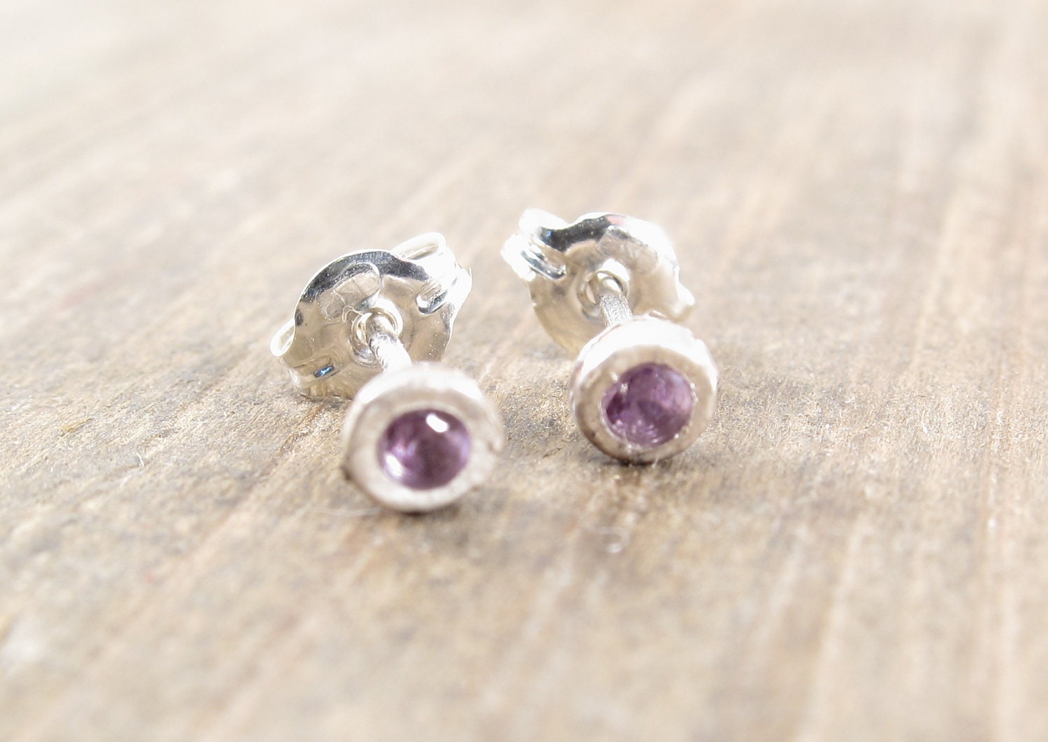 Birthstone Earrings -   Stud Earrings -  Silver Post Earrings - Gemstone Earrings - Free Shipping