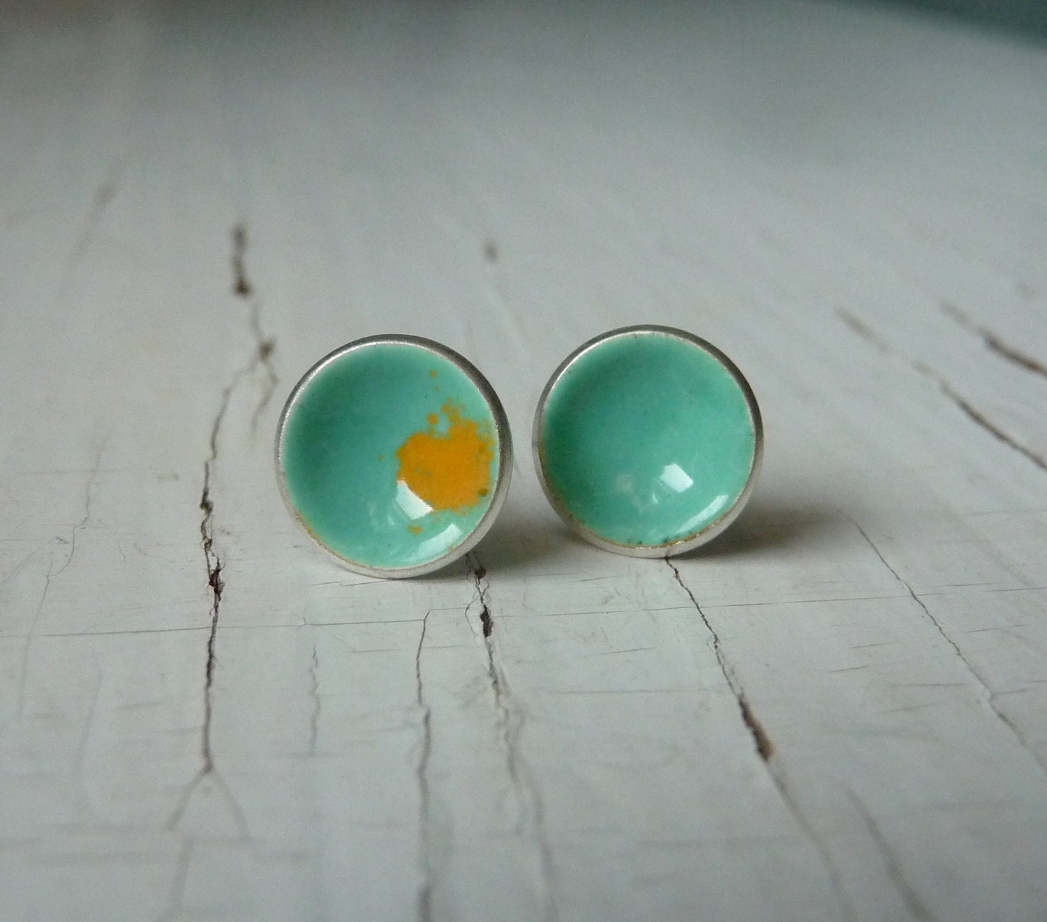 sea and sun dot earrings