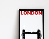 London - Print - 8"x11" (A4 size)