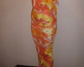 Fabulous Long Bright Floral Sheer Swimsuit Cover Up Size Small/Meduim (Wear 3 Different Ways) (This is the Last One In this Fabric)