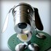 The Puppy - art sculpture assemblage dog - recycled art - robot dog decor