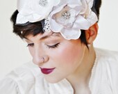 Wedding Hair Accessory - Bridal Hair Accessories -Bridal Headpiece-Flowers-Handmade- Silver Lace Bliss