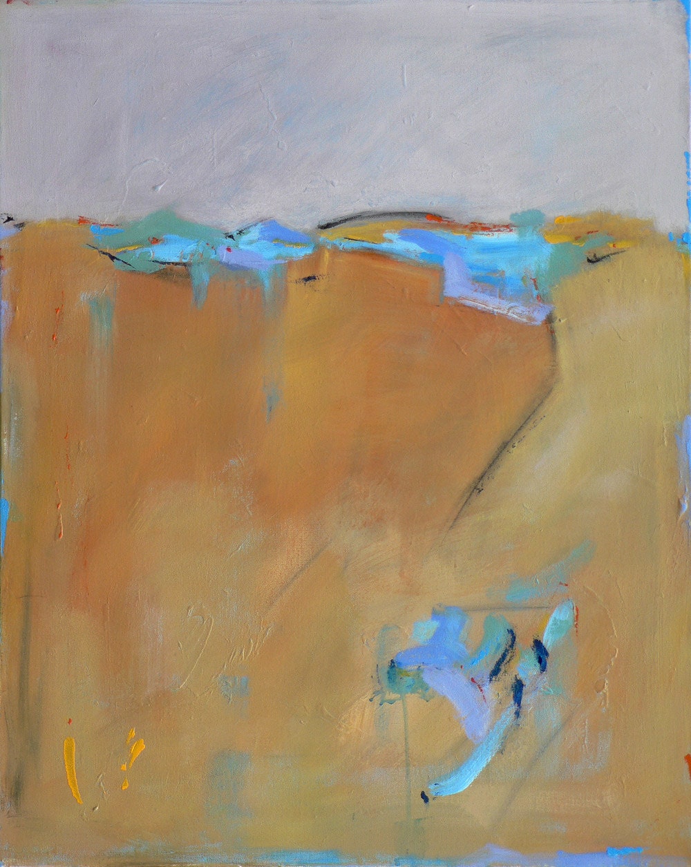 Original Contemporary Abstract  Landscape Painting-original fine art West Elm artist