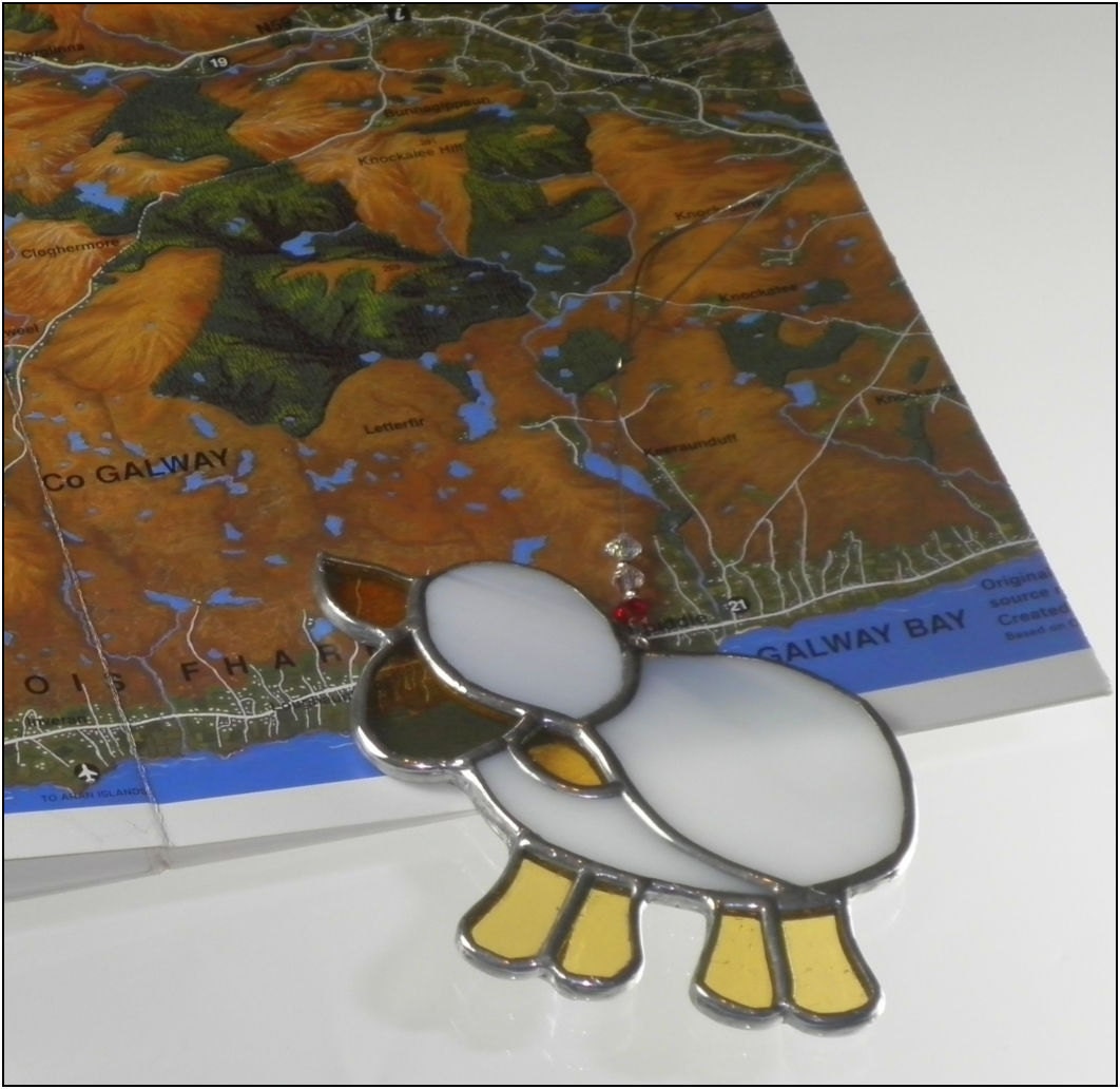 Stained glass Sheep Suncatcher & Christmas Decoration