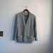 Vintage 1970s Sweater // Soft Green Grandpa Cardigan