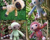 PDF of Woolly Monkey Amigurumi Pattern