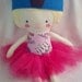 Happy Birthday 18 Inch Ballerina Rag Doll With Removable Shoes and Tutu