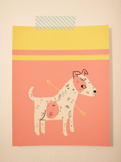 Moonrise Kingdom silkscreen print