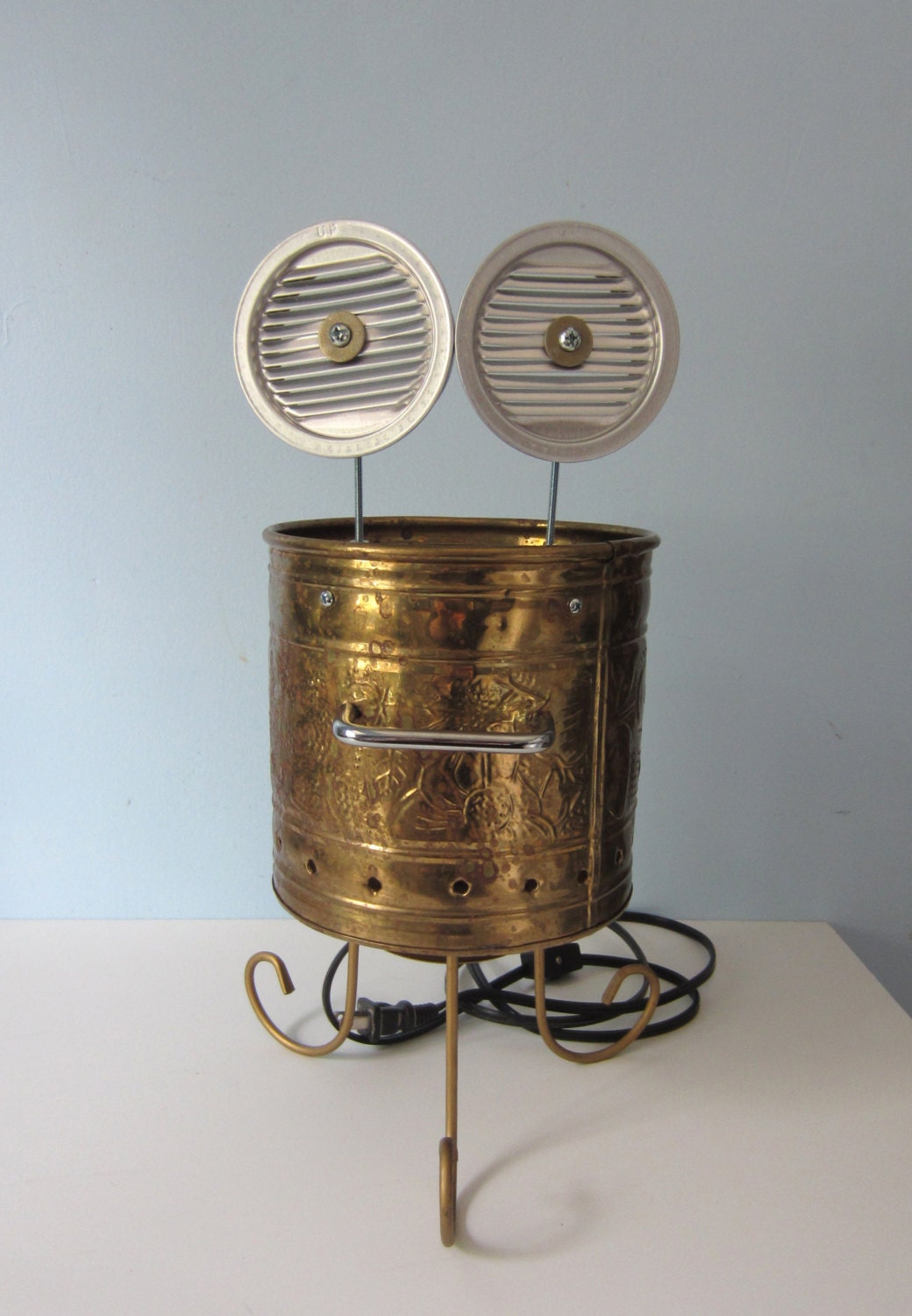 Happy Robot Assemblage Lamp