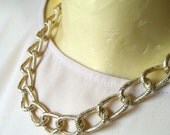 Chunky Gold Chain Necklace