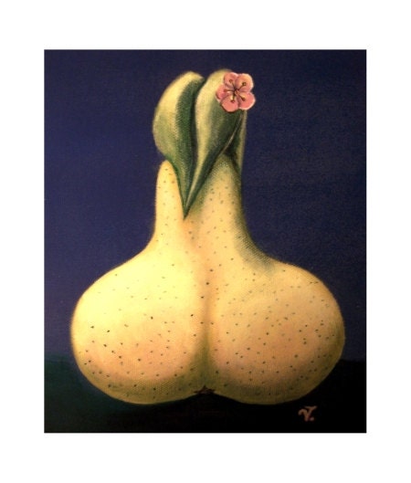 Pearassed  juicy bootylicious fruit ripe for the picking  5x7 print