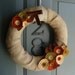 Burlap & Felt Handmade Door Decoration -  Autumn Shade 12in
