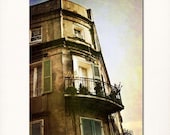 New Orleans Photography French Quarter 8"x10" Languille Print. Mardi Gras. Wrought Iron Balconies.
