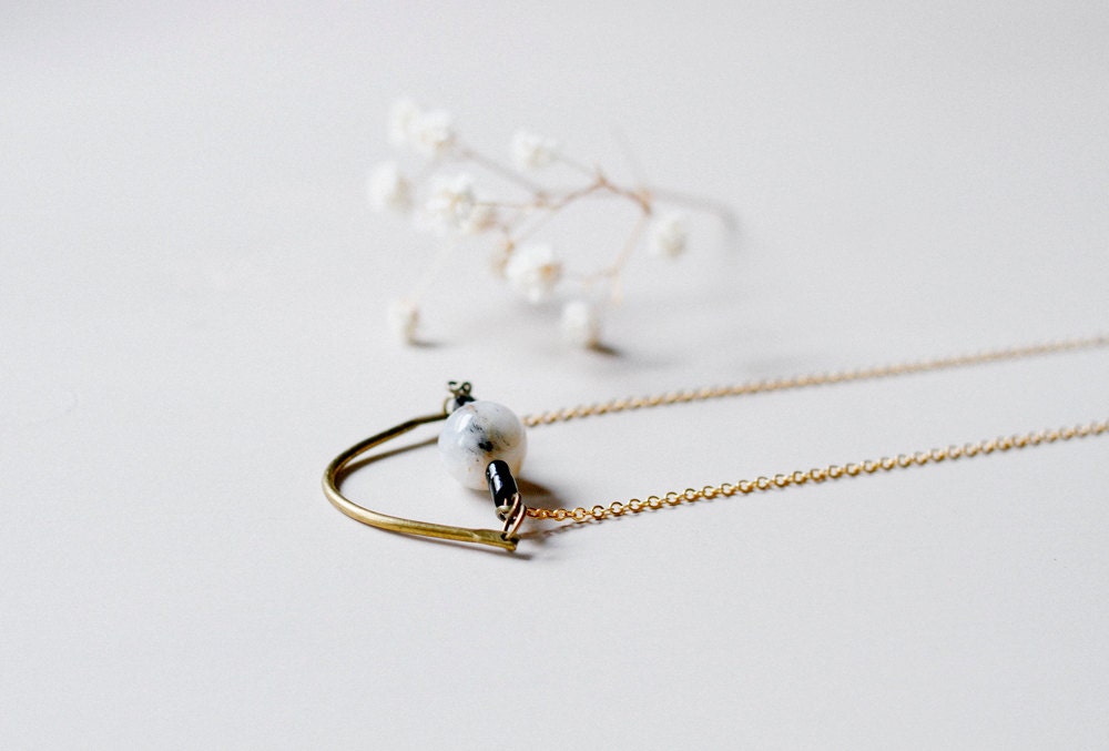 Tourmalinated Quartz necklace