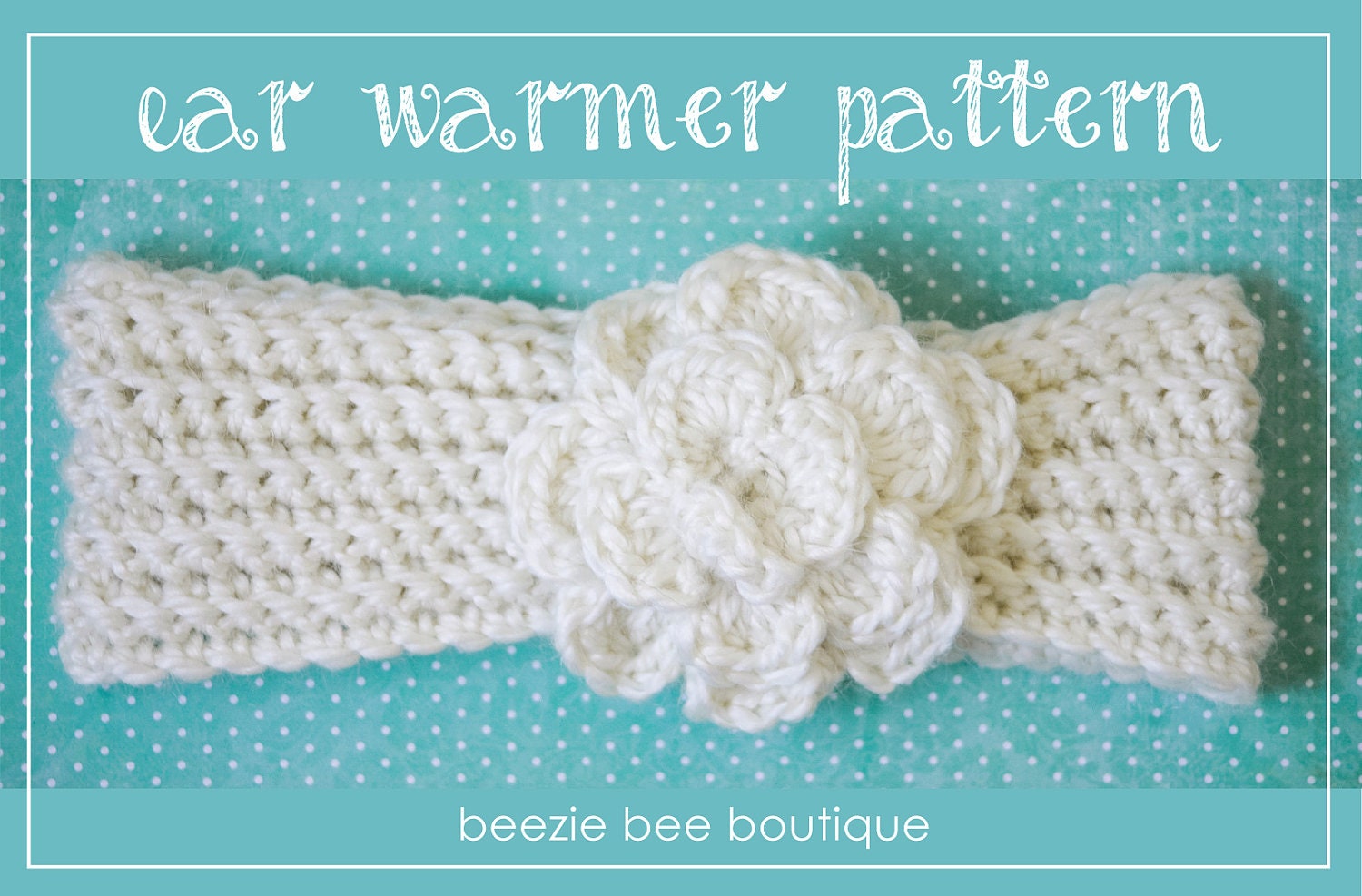 Ear Warmer PDF Pattern - INSTANT DOWNLOAD