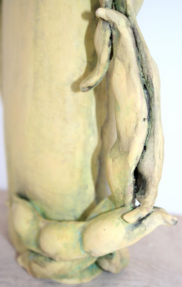 Sculptural earthenware teapot. Large.