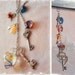 Rear View Mirror Car Charm - Key to My Heart, Glass & Metal - Car Ornament, Auto Accessories, Car Decor