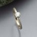 Diamond Engagement Ring - 3.4mm (.15ct) Diamond Ring in solid 14k white or yellow gold