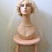 Vintage 1920s Wedding Veil - 20s Bridal Headpiece - The Babette