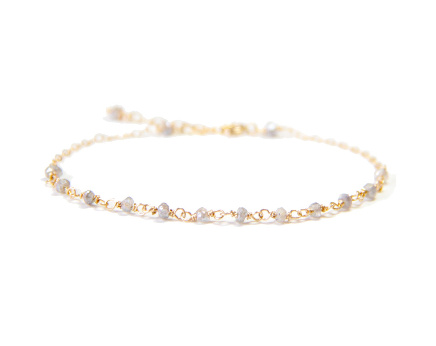 Linked Labradorite Bracelet