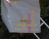 Sunkissed Lattice Baby Quilt