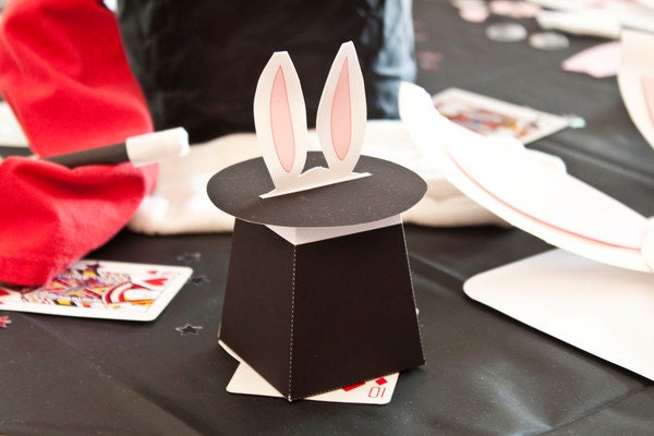 Magic Hat Favor Box - DIY Printable PDF Il_570xn