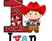 Personalized Cowboy Birthday Shirt , TShirt or Onesie Il_170x135