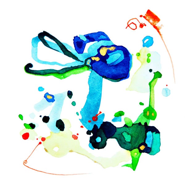 Giclee, Abstract, Unique Art, Fun Art, Pastel, Watercolor, Archival Digital Print