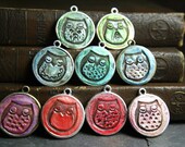 sleepy owlet  - simple truths pendant - message jewelry - MADE TO ORDER
