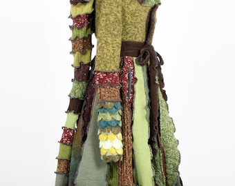 Forest Elf Coat - A Woodland Fairy Inspired Dream Coat - Reserved for Heather