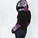 Purple Goth Jacket with Thumbholes - Reserved for Gloom Bunny - Unusual Gothic Hoodie