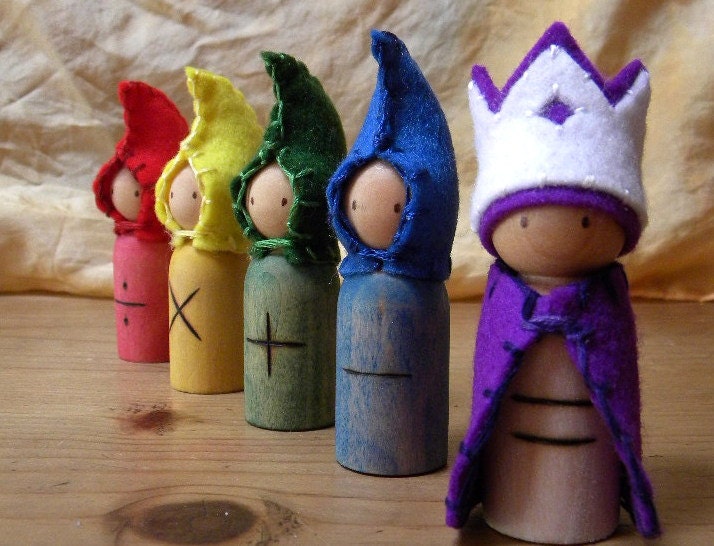 Waldorf Math Gnomes, Mathematics, Math manipulatives, Waldorf Math, Gnomes, MADE TO ORDER